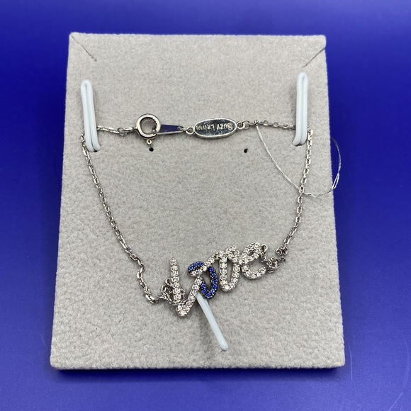 Suzy Levian Sterling Silver Love bracelet NWT - Picture 2 of 8